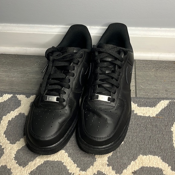 COPY - Black Air Force 1s - Picture 1 of 4